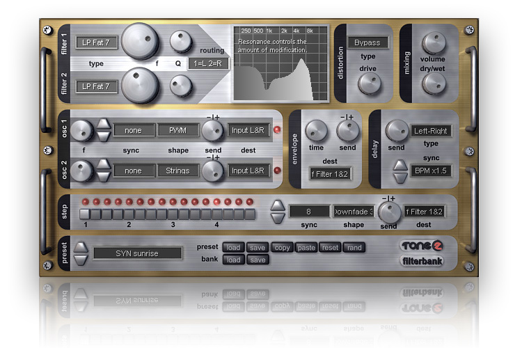 Tone2 FilterBank VST AU plugin